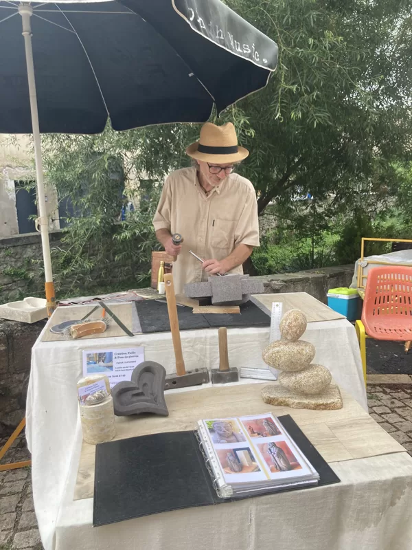 Billom, foire à l'ail 2023.